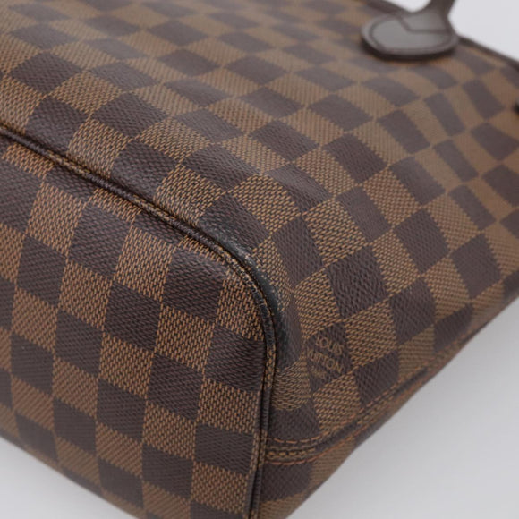 LOUIS VUITTON Damier Ebene Neverfull PM Tote Bag N51109 LV Auth 211517V