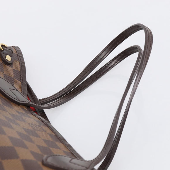 LOUIS VUITTON Damier Ebene Neverfull PM Tote Bag N51109 LV Auth 211517V