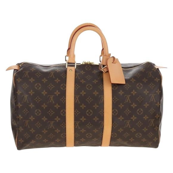 LOUIS VUITTON Monogram Keepall 45 Boston Bag M41428 LV Auth 211524V