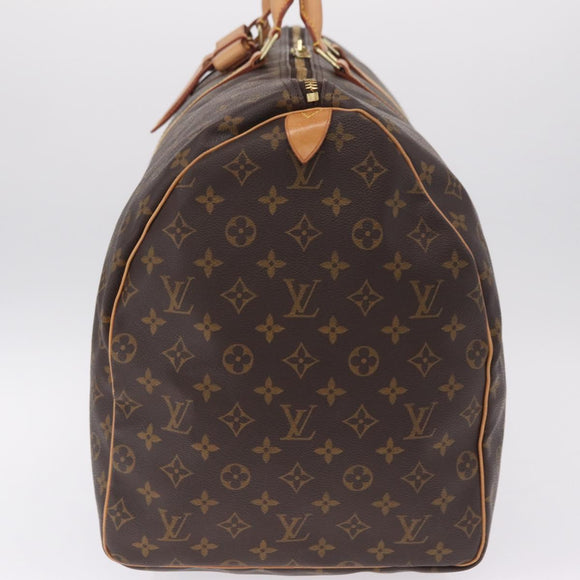 LOUIS VUITTON Monogram Keepall 60 Boston Bag M41422 LV Auth 211528V