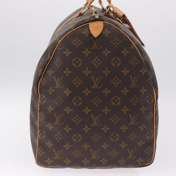 LOUIS VUITTON Monogram Keepall 60 Boston Bag M41422 LV Auth 211528V