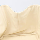 PRADA Canapa GM Hand Bag Canvas Beige Blue Auth 211531V-18