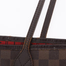 LOUIS VUITTON Damier Ebene Neverfull MM Tote Bag N51105 LV Auth 211535-12