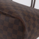 LOUIS VUITTON Damier Ebene Neverfull MM Tote Bag N51105 LV Auth 211535-15