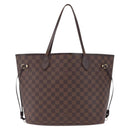 LOUIS VUITTON Damier Ebene Neverfull MM Tote Bag N51105 LV Auth 211535-2