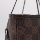 LOUIS VUITTON Damier Ebene Neverfull MM Tote Bag N51105 LV Auth 211535-5