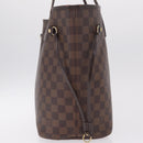 LOUIS VUITTON Damier Ebene Neverfull MM Tote Bag N51105 LV Auth 211535-6