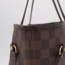 LOUIS VUITTON Damier Ebene Neverfull MM Tote Bag N51105 LV Auth 211535-7