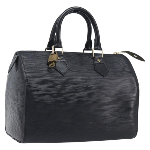 LOUIS VUITTON Epi Speedy 25 Hand Bag Black M59042 LV Auth 211537V