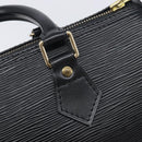 LOUIS VUITTON Epi Speedy 25 Hand Bag Black M59042 LV Auth 211537V-16