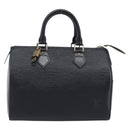 LOUIS VUITTON Epi Speedy 25 Hand Bag Black M59042 LV Auth 211537V-2