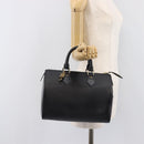 LOUIS VUITTON Epi Speedy 25 Hand Bag Black M59042 LV Auth 211537V-24