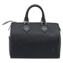 LOUIS VUITTON Epi Speedy 25 Hand Bag Black M59042 LV Auth 211537V-3