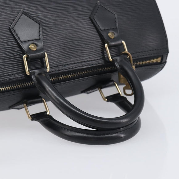 LOUIS VUITTON Epi Speedy 25 Hand Bag Black M59042 LV Auth 211537V