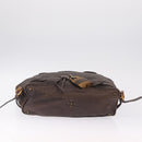 Chloe Paddington Hand Bag Leather Brown Gold Tone Auth 211538A-11