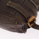 Chloe Paddington Hand Bag Leather Brown Gold Tone Auth 211538A-13
