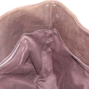 Chloe Paddington Hand Bag Leather Brown Gold Tone Auth 211538A-21