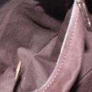 Chloe Paddington Hand Bag Leather Brown Gold Tone Auth 211538A-24