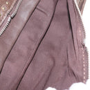 Chloe Paddington Hand Bag Leather Brown Gold Tone Auth 211538A-25