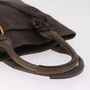Chloe Paddington Hand Bag Leather Brown Gold Tone Auth 211538A-8