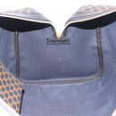 CELINE Macadam Boston Bag PVC Black Gold Tone Auth 211542V-21
