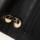 CHANEL Matelasse 23 Chain Shoulder Bag Lamb Skin Black Gold CC Auth 211543SAM-18