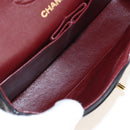 CHANEL Matelasse 23 Chain Shoulder Bag Lamb Skin Black Gold CC Auth 211543SAM-24