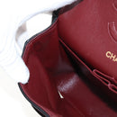 CHANEL Matelasse 23 Chain Shoulder Bag Lamb Skin Black Gold CC Auth 211543SAM-26