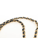 CHANEL Matelasse 23 Chain Shoulder Bag Lamb Skin Black Gold CC Auth 211543SAM-9