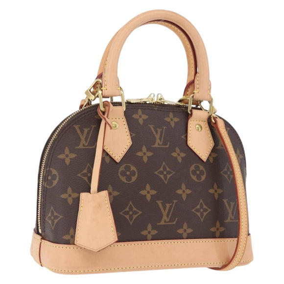 LOUIS VUITTON Monogram Alma BB Hand Bag 2way M53152 LV Auth 211544V