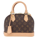 LOUIS VUITTON Monogram Alma BB Hand Bag 2way M53152 LV Auth 211544V-2