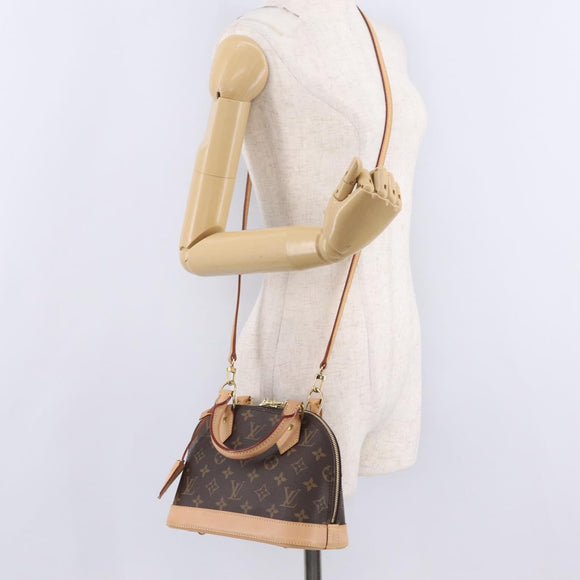 LOUIS VUITTON Monogram Alma BB Hand Bag 2way M53152 LV Auth 211544V