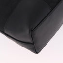 GUCCI GG Canvas Shoulder Bag Black Silver 33900 Auth 211545V-12