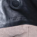 Bottega Veneta INTRECCIATO Hobo Shoulder Bag Leather Black 125787 Auth 211547SAM-14