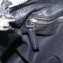 Chloe Paddington Hand Bag Leather Black Gold Auth 211548V-23