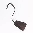 PRADA Hand Bag Leather Bronze Silver Auth 211549V-27