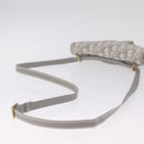 Christian Dior Trotter Canvas saddle Body Bag Gray Gold Tone Auth 211556V-7