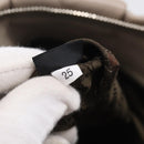 PRADA Shoulder Bag Leather Gray Silver Auth 211557V-23