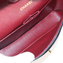 CHANEL Matelasse 25 Chain Shoulder Bag Lamb Skin Black Gold CC Auth 211559SAM-24