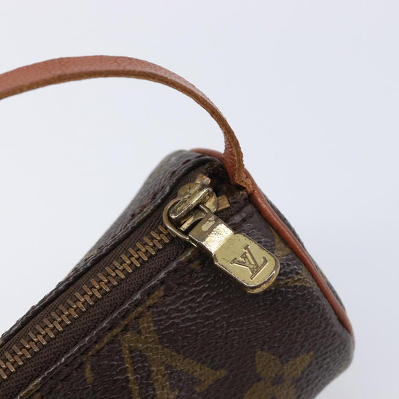 LOUIS VUITTON Monogram Papillon Pouch LV Auth 211574
