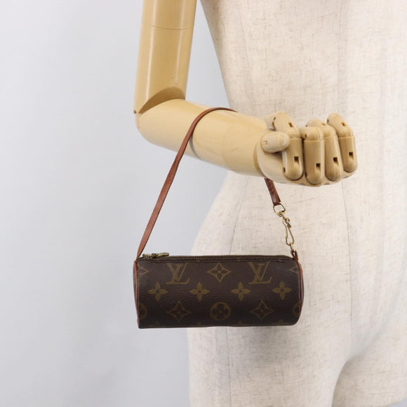LOUIS VUITTON Monogram Papillon Pouch LV Auth 211574