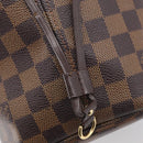 LOUIS VUITTON Damier Ebene Neverfull MM Tote Bag N51105 LV Auth 211575-16