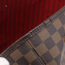 LOUIS VUITTON Damier Ebene Neverfull MM Tote Bag N51105 LV Auth 211575-17