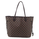 LOUIS VUITTON Damier Ebene Neverfull MM Tote Bag N51105 LV Auth 211575-2