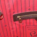 LOUIS VUITTON Damier Ebene Neverfull MM Tote Bag N51105 LV Auth 211575-27