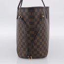 LOUIS VUITTON Damier Ebene Neverfull MM Tote Bag N51105 LV Auth 211575-4
