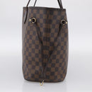 LOUIS VUITTON Damier Ebene Neverfull MM Tote Bag N51105 LV Auth 211575-5
