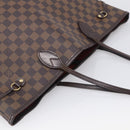 LOUIS VUITTON Damier Ebene Neverfull MM Tote Bag N51105 LV Auth 211575-6