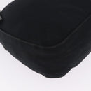 FENDI Mamma Baguette Tote Bag Cotton Jersey Black Silver Auth 211590A-11