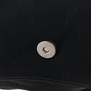 FENDI Mamma Baguette Tote Bag Cotton Jersey Black Silver Auth 211590A-18